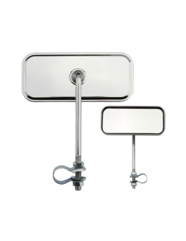 Rectangle Mirror All Chrome.